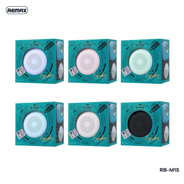 PARLANTE BLUETOOTH RB-M15 SERIE ZENS WK REMAX NEGRO