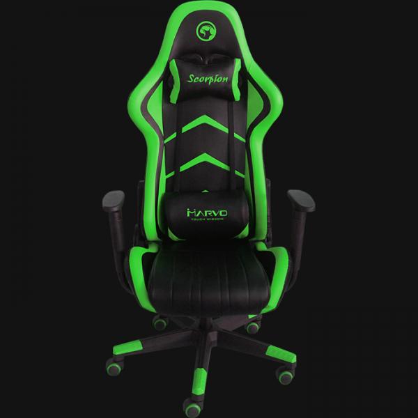 SILLA TIPO ESCRITORIO MARVO CH-106 LINEA GAMER VERDE