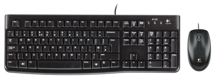 Logitech Desktop MK120 - Juego de teclado y ratón - USB